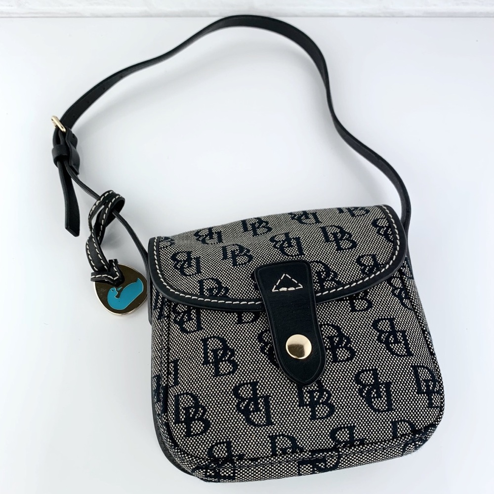 Dooney & Bourke Jacquard Signature Monogram Mini Shoulder Bag